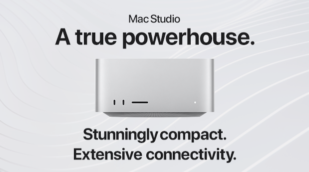 Apple Mac Studio - A powerhouse for creative professionals.